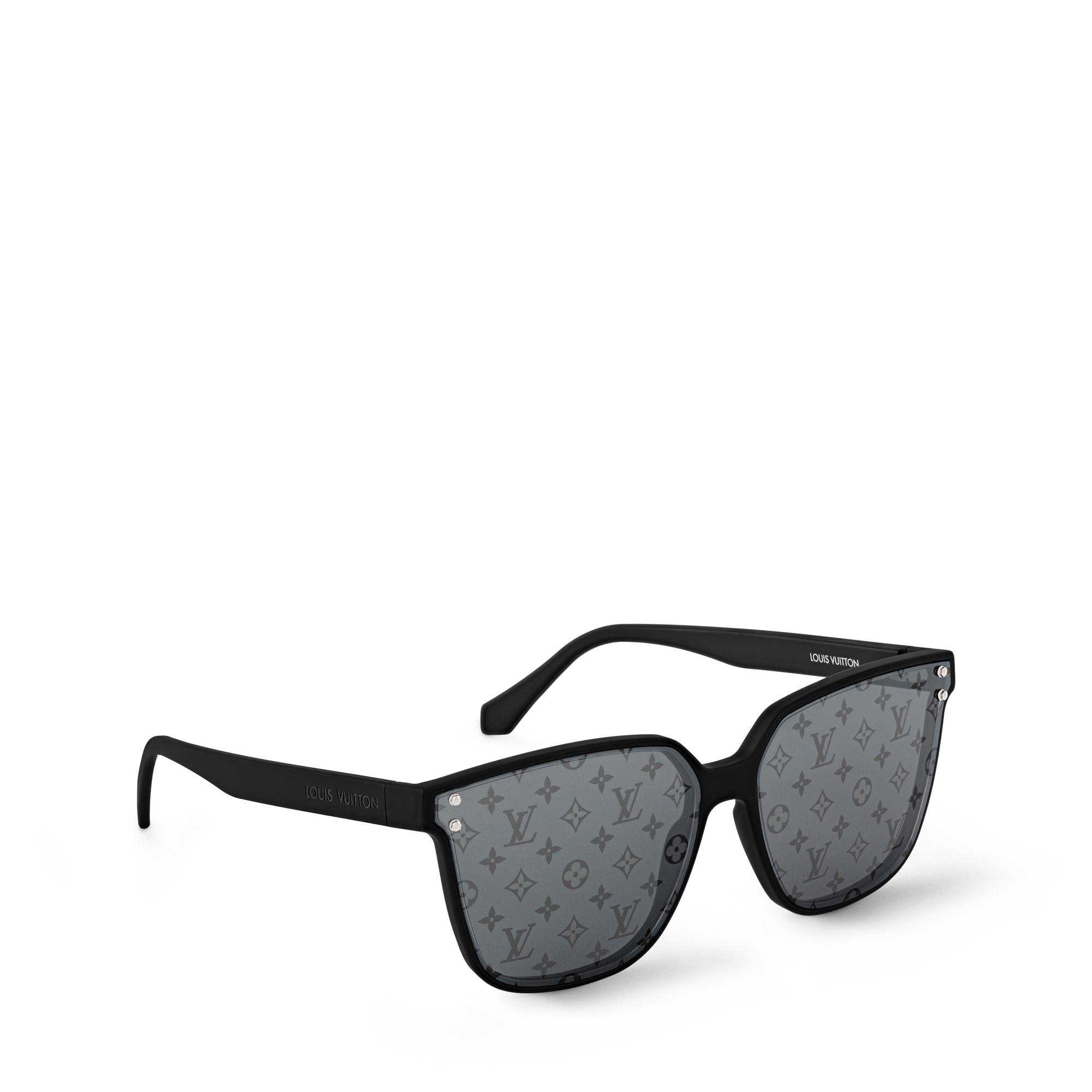 LV Waimea Large Square Sunglasses - Luxury S00 Black | LOUIS VUITTON